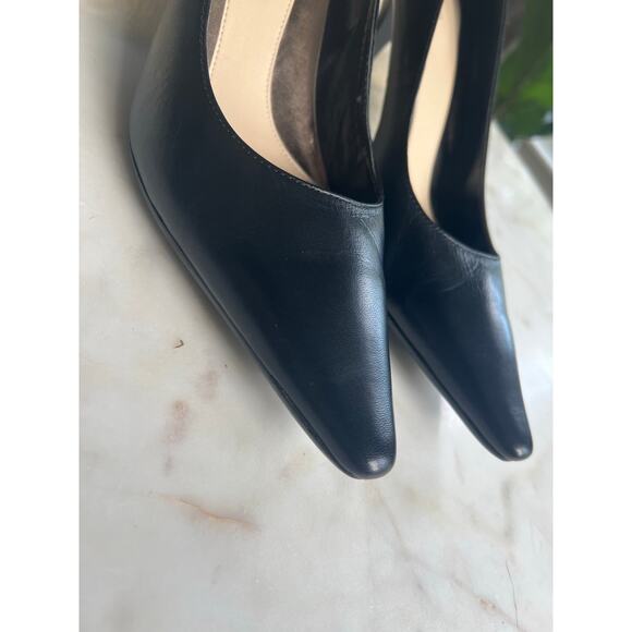 Calvin Klein Black Dolly Mid-Height Classic Point Toe Heels - Picture 3 of 15